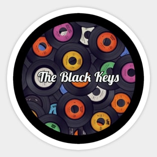 The Black Keys / Vinyl Records Style Sticker